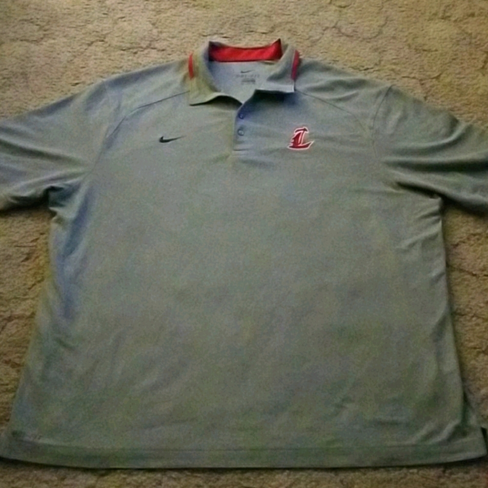 Nike University of Louisville Cardinals xxl polo